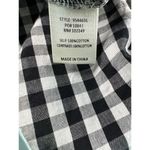 Skies Are Blue Black White Gingham Long Sleeve Faux Wrap Dress Size XS Photo 2