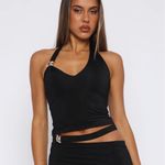 White Fox Boutique White Fox Broken Hearted Halter Top Photo 2