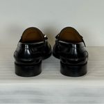 Burberry Polished Calfskin Slip-On Loafers Logo Hardware Women’s Size 37.5 Photo 5