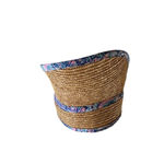 Lilly Pulitzer Straw Sun Visor Commotion In The Ocean Blue Photo 1