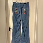 Disney NWT  X Macy’s Minnie Daphne Majorette High Rise Wide-Leg Blue Jeans 8 Photo 4