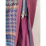 London Fog 90s Vintage  Women's Trenchcoat Red with Green Plaid Lining Size 6 Photo 12