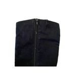 Over The Knee Leather Boots Size 7M Sexy Going Out Party Black Photo 3