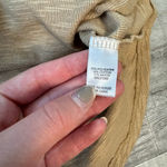 Cato  beige long sleeve ruffle front sweater size large E14 Photo 3