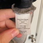 J.Crew  women’s leather front knit back zip‎ up top XXS Photo 3