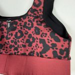 Ultracor COR designed by Leopard-Print Sports Bra Red Size Small S EUC Photo 6