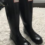 Hunter Black Glossy Tall  Boots Photo 0