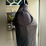 Vintage Y2K Hypnotik black disco mirror sleeveless mini tank dress, size large Photo 7