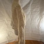 ZARA Cream Chunky Knit Crew Neck Sweater Photo 1