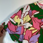 ZARA  Multi Color Floral Crop Top Printed Shirt Size Small EUC #0670-AZ Photo 2