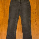 Madewell  The Curvy Perfect Vintage Black Denim Jeans Straight Leg High Rise 25 Photo 0