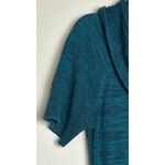 Apt. 9  Teal Blue Sweater Dress M Heathered Knit Cowl Neck Professional Cocktails Photo 12