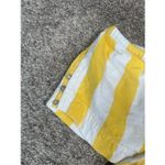 Free People  hot hot hot shorts yellow white striped cotton boho mini shorts S Photo 4