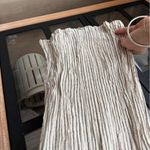 Billabong  new waves cotton striped pants beige wide leg high waisted rise pocket Photo 7