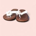 Italian Shoemakers  Floral Brown and Cream Sandals Photo 2