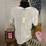 Z Supply 🆕NWT   Asher V Neck Tee White Size Large 100% Cotton Relaxed Fit Photo 9