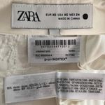 ZARA  Button Up Blouse XS Cream Embellishments Beading New Photo 6