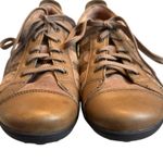 Taos Streamline Embossed Orthopedic Leather Casual Sneakers., Sz 8 Brown Photo 8