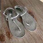 Ralph Lauren  Makayla Silver leather sandals 5.5 Photo 0