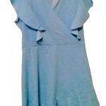 Altar'd State Altr’d State baby blue dress with ruffles, Size Small Photo 0