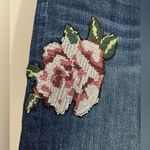 7 For All Mankind  The Skinny Rose Cross-Stitch Patchwork Denim Jeans Size 27 Photo 10