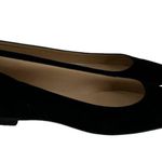 Manolo Blahnik Gelista Suede Ballet Flats in Black Photo 6