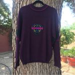 Bugle Boy  Women's Burgundy Crew Neck Sweater Photo 3