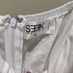 LF Seek the Label Linen Tie Front Romper White Size Medium Photo 6