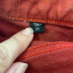 Veronica Beard  Kate Crop Jeans Size 25 Red Burnt Fall Photo 4