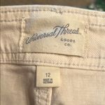 Universal Threads Universal Thread NWOT Cream Wide-Leg Ankle Jeans Photo 5