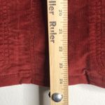 L.L. Bean ladies Corduroy button up fall chore coat Jacket size medium Red Photo 7
