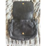 Tory Burch Black Leather Shoulder Bag Crossbody Bag with Chain Strap Photo 2