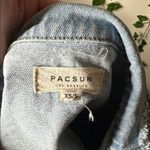 PacSun  Cropped Distressed Light Wash Denim Jacket Photo 5