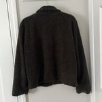 Very J Light weight olive green/brown zip up jacket in size Large Photo 4