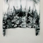 Earth Tie Dye Oversized Crewneck Long Sleeves Pullover Sweatshirt Green Size M Photo 7