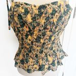 Ulla Johnson  Nora Silk Peplum Tie Tank Size 8 Photo 3