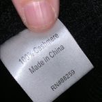 NWOT Subtle Luxury cashmere sweater mini dress s/m Black Size M Photo 2