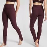 Athleta ‎ aura split pant in powervita antique burgundy Photo 1