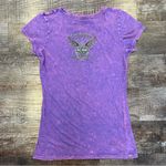 Harley Davidson Reel Brothers Wisconsin Women’s Purple Short Sleeve T Photo 3