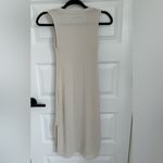Abercrombie & Fitch Cream Ribbed Midi Dress Photo 2