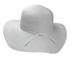 Women’s Time and Tru Floppy‎ Hat Packable Adjustable Band White One Size NWT Photo 3