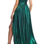 NWT Retrofete Jaden Strapless Belted Long Dress Green Women's Formal S Photo 2