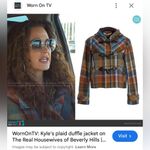 Veronica Beard NWOT  Ianna Wool Duffle Coat Multicolor Jacket Size 6 Photo 3