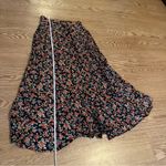 Source Unknown Vintage 90s Black Floral Button Down Skirt Women’s Size XS Photo 8
