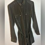 EXPRESS Satin Military Style Dress Photo 1