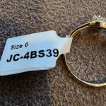 Crescent New Jackpot Candles Fine Jewelry Half Circle  Cubic Zirconia Ring Size 6 Photo 3