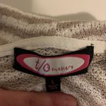 t/o Sweaters Hooded Lightweight Sweater Striped Nautical Tan Size L Photo 4