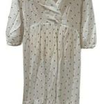 Anthropologie  Augustine Tiered Sheer Maxi Dress Milk Maid Cottagecore L Photo 0