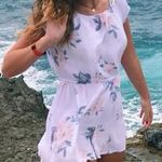 Kendall + Kylie White Flowy Romper Photo 0