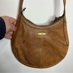 Lucky Brand Vintage woven leather crossbody bag small/med size Photo 3
